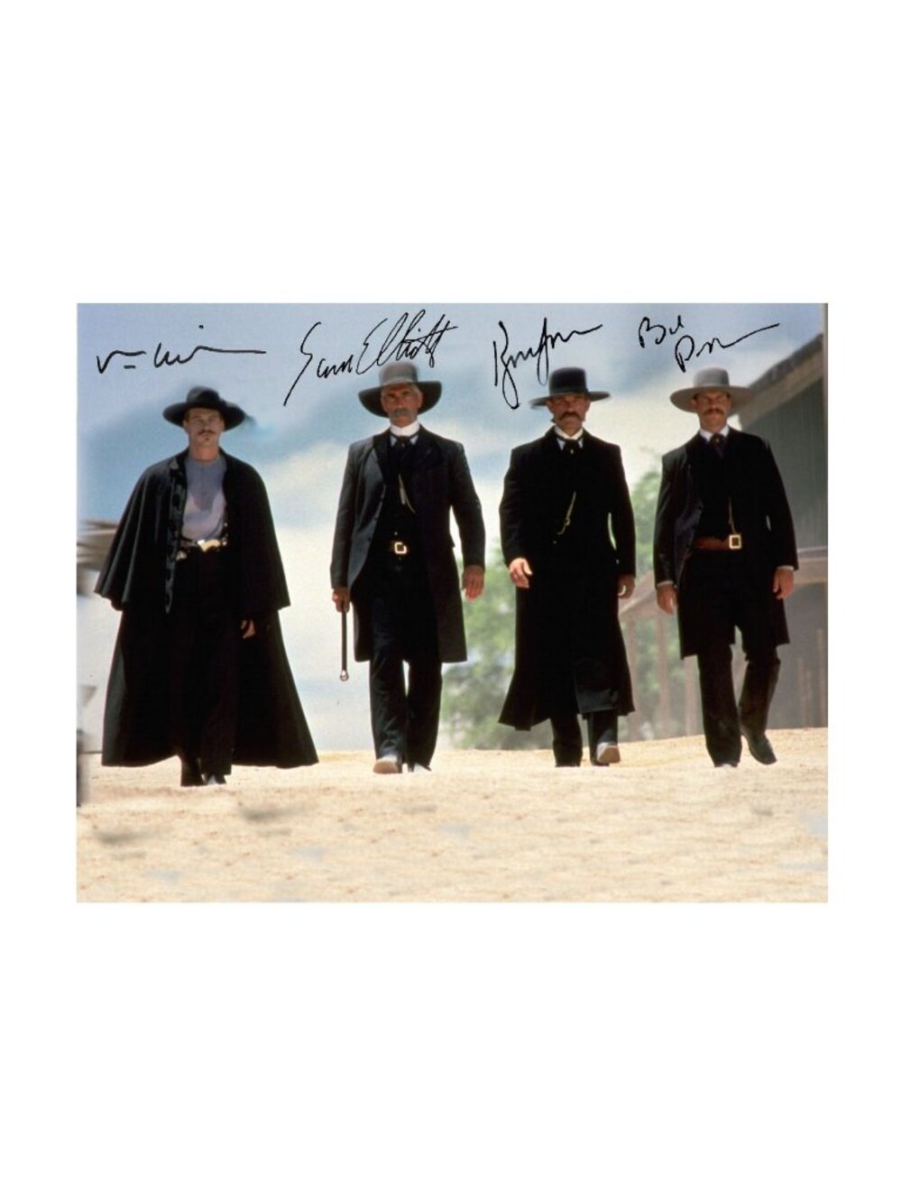 Tombstone Movie Cast Sign Reproduction Print 8x10 Inch
